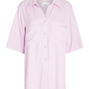 Lt Purple EIKŌ AI HEROIST OVERSIZED BUTTON-DOWN SHIRT - S/M fits like XS/S - NWT